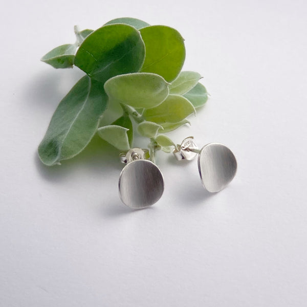 Contemporary silver deals earrings