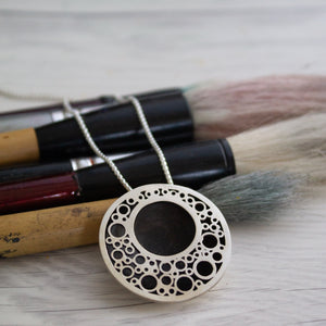 Adjustable Silver necklaces handmade in sterling silver