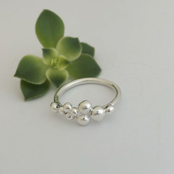 Lots of Bubbles Sterling Silver Ring