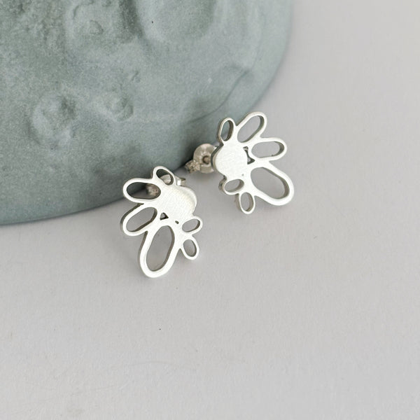 Sterling Silver large spring bud studs