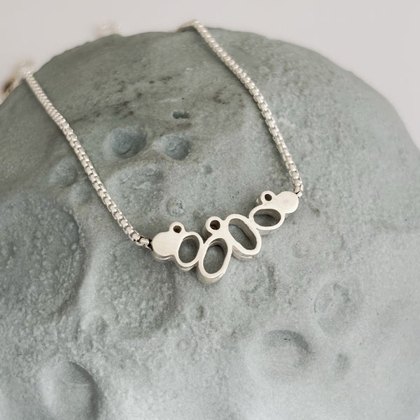 Spring Along Silver neckpiece