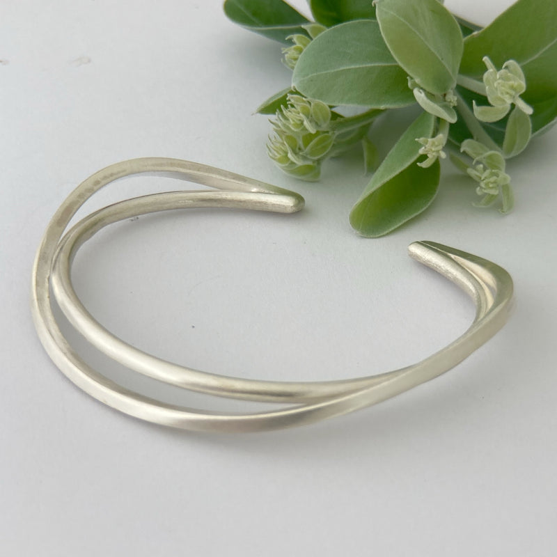 Sterling silver Wrapped cuff