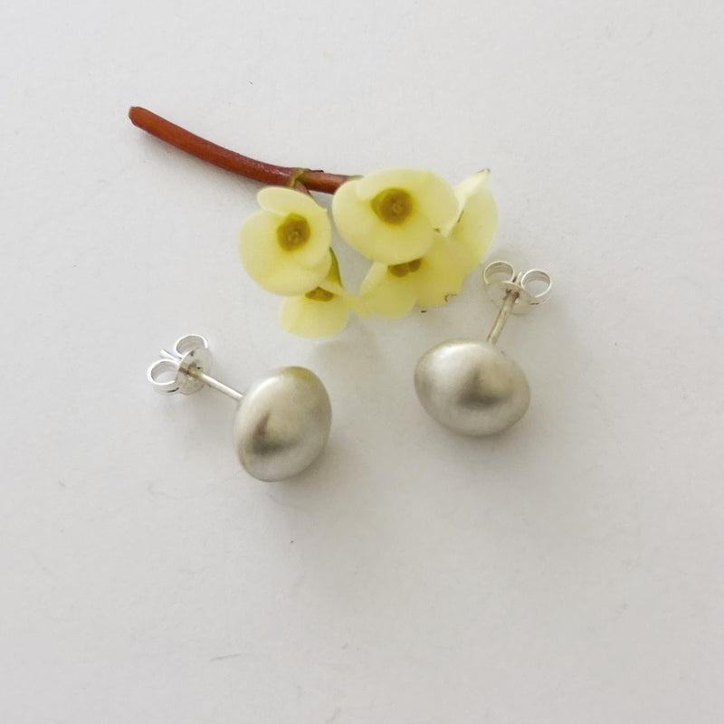 Large Ball Silver Studs