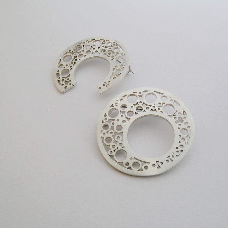 silver brooches